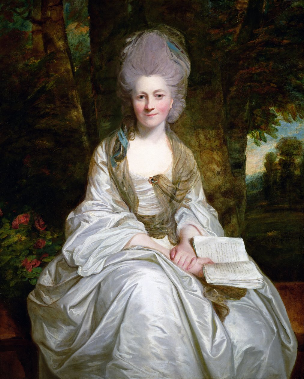 صورة لدوروثي فوغان ، كونتيسة ليسبورن ، c.1777 بواسطة جوشوا رينولدز