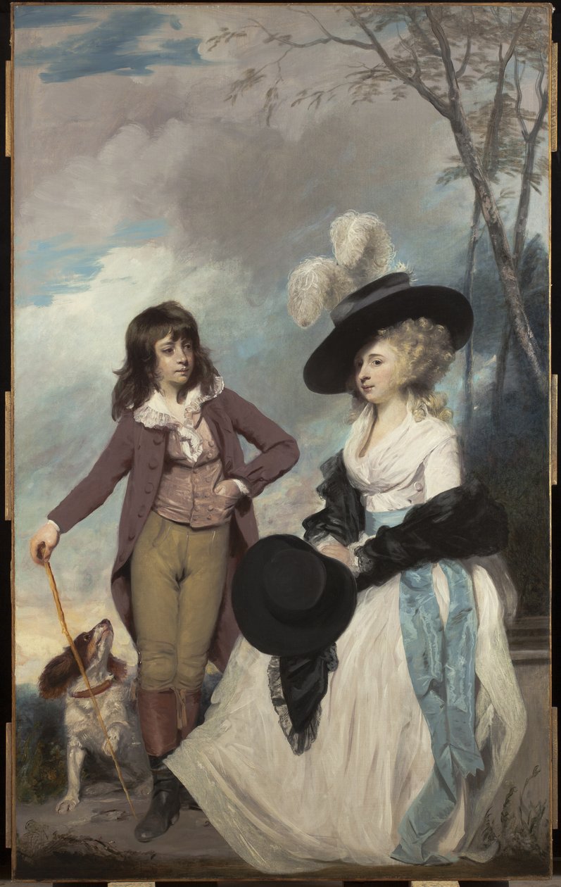 ماريا مارو جدعون وشقيقها ويليام ، 1786-1787 بواسطة جوشوا رينولدز