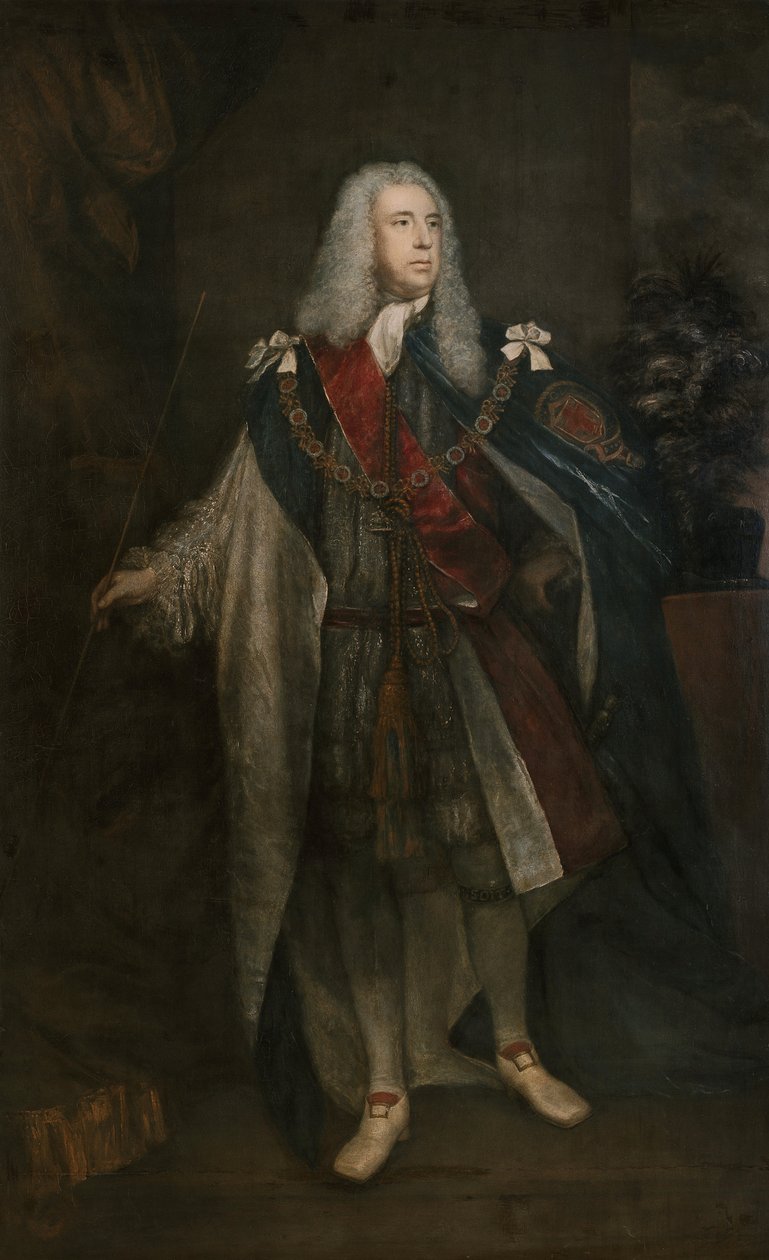صورة لتشارلز فيتزروي ، دوق جرافتون الثاني ، 1755-57 بواسطة جوشوا رينولدز