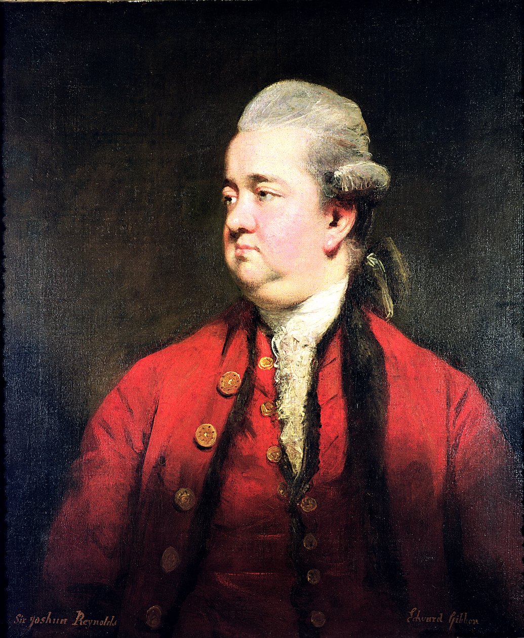 صورة إدوارد جيبون (1737-1794) بواسطة جوشوا رينولدز