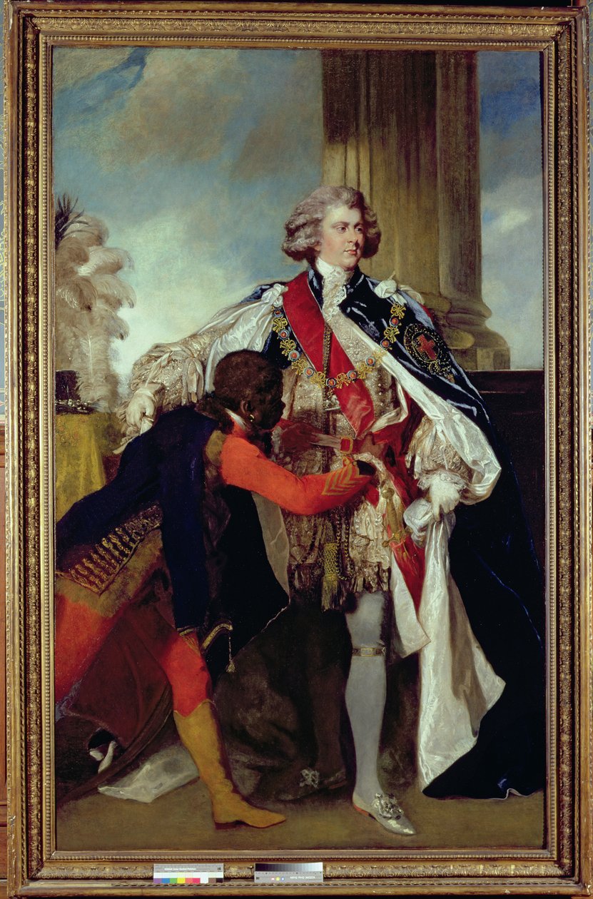 جورج الرابع عندما أمير ويلز ذو اللون الأسود ، 1787 بواسطة جوشوا رينولدز