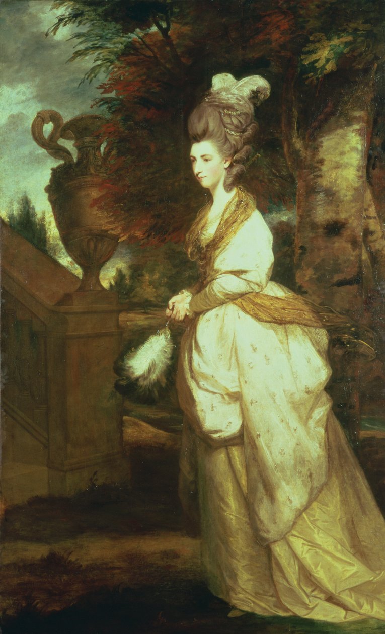 صورة ليدي هيرتفورد (1759-1834) 1777-78 (زيت على قماش) بواسطة جوشوا رينولدز
