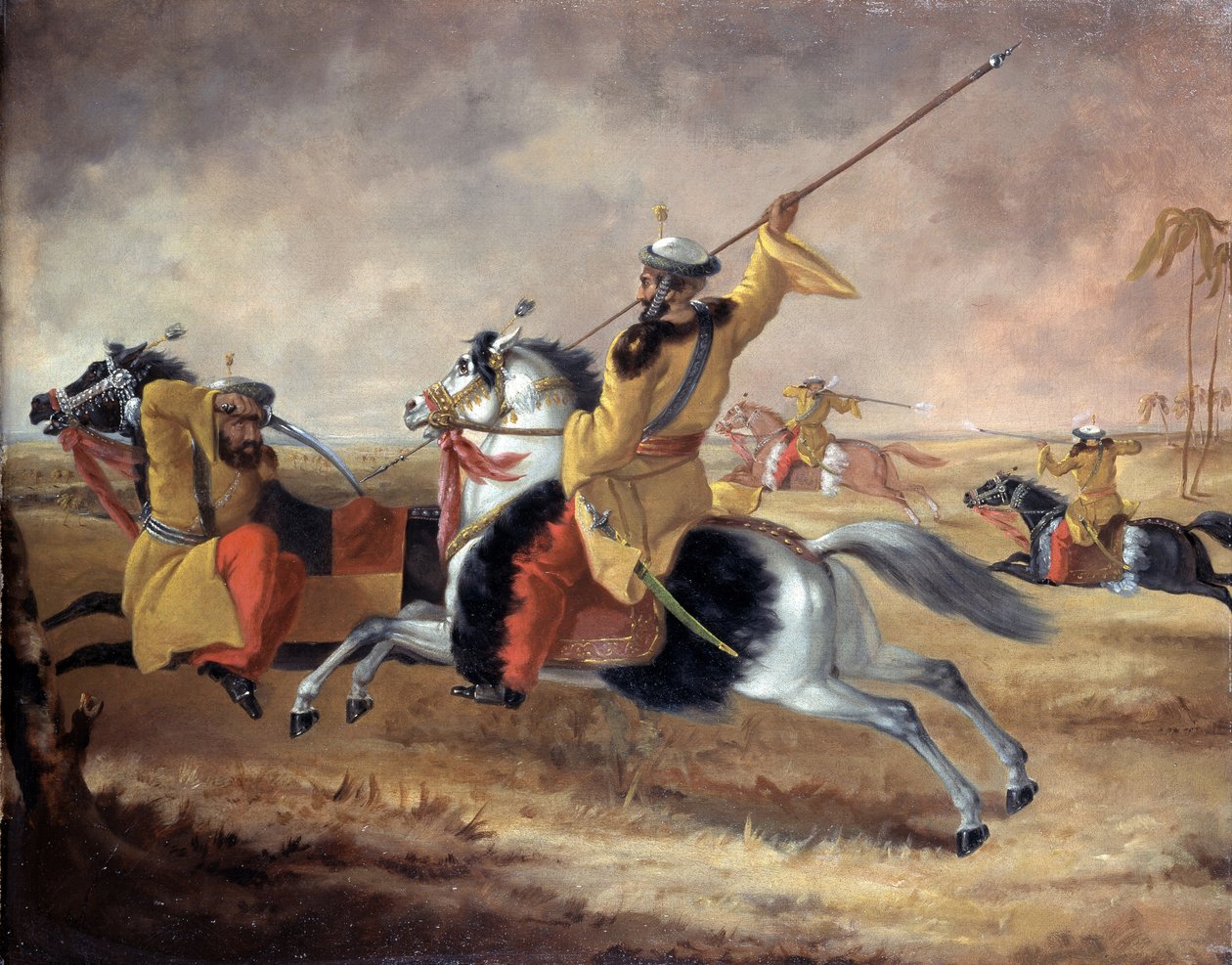 سكينرز هورس عند التمرين ، c.1840 بواسطة جوشوا رينولدز