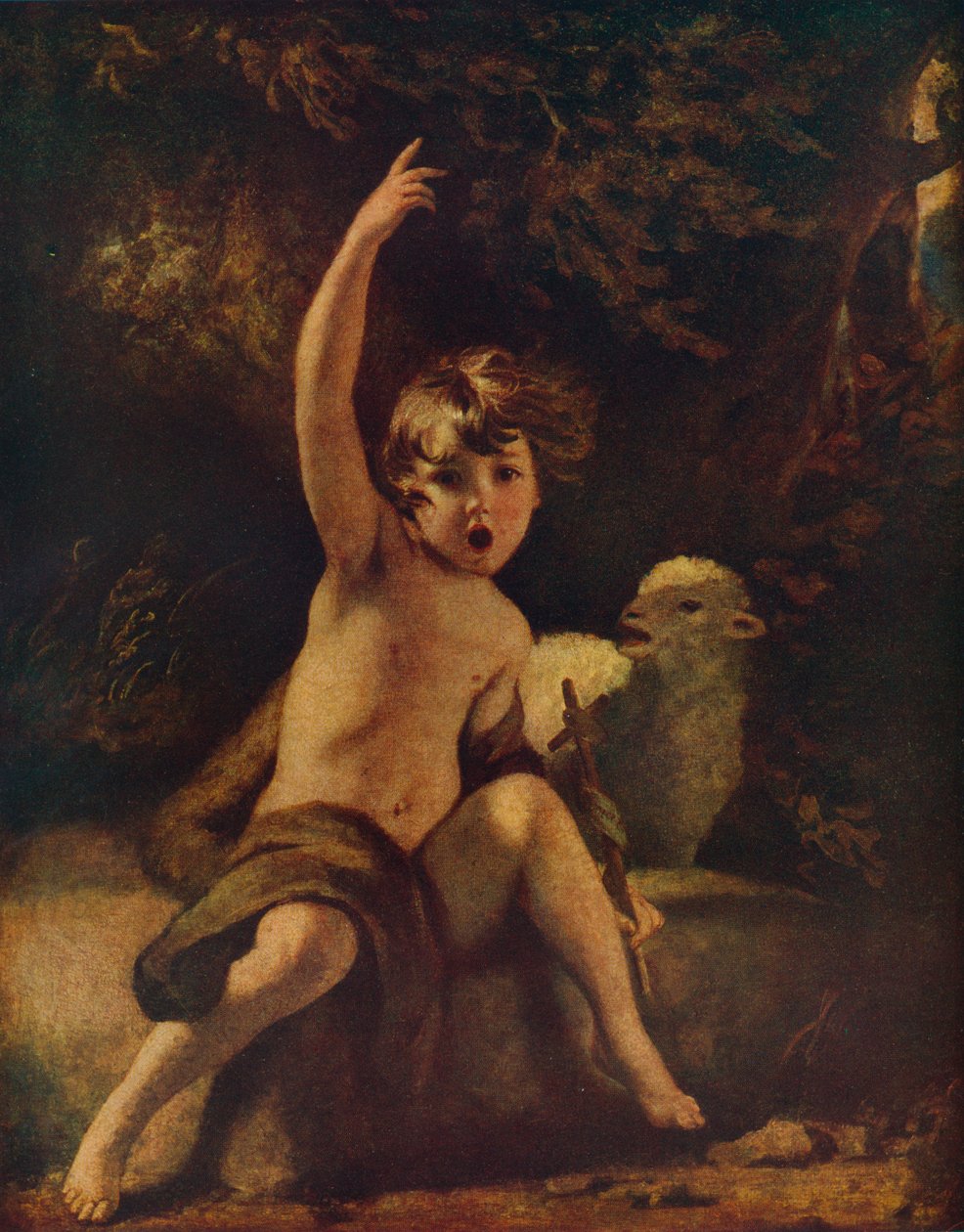 سانت جون في البرية ، c1776 بواسطة جوشوا رينولدز