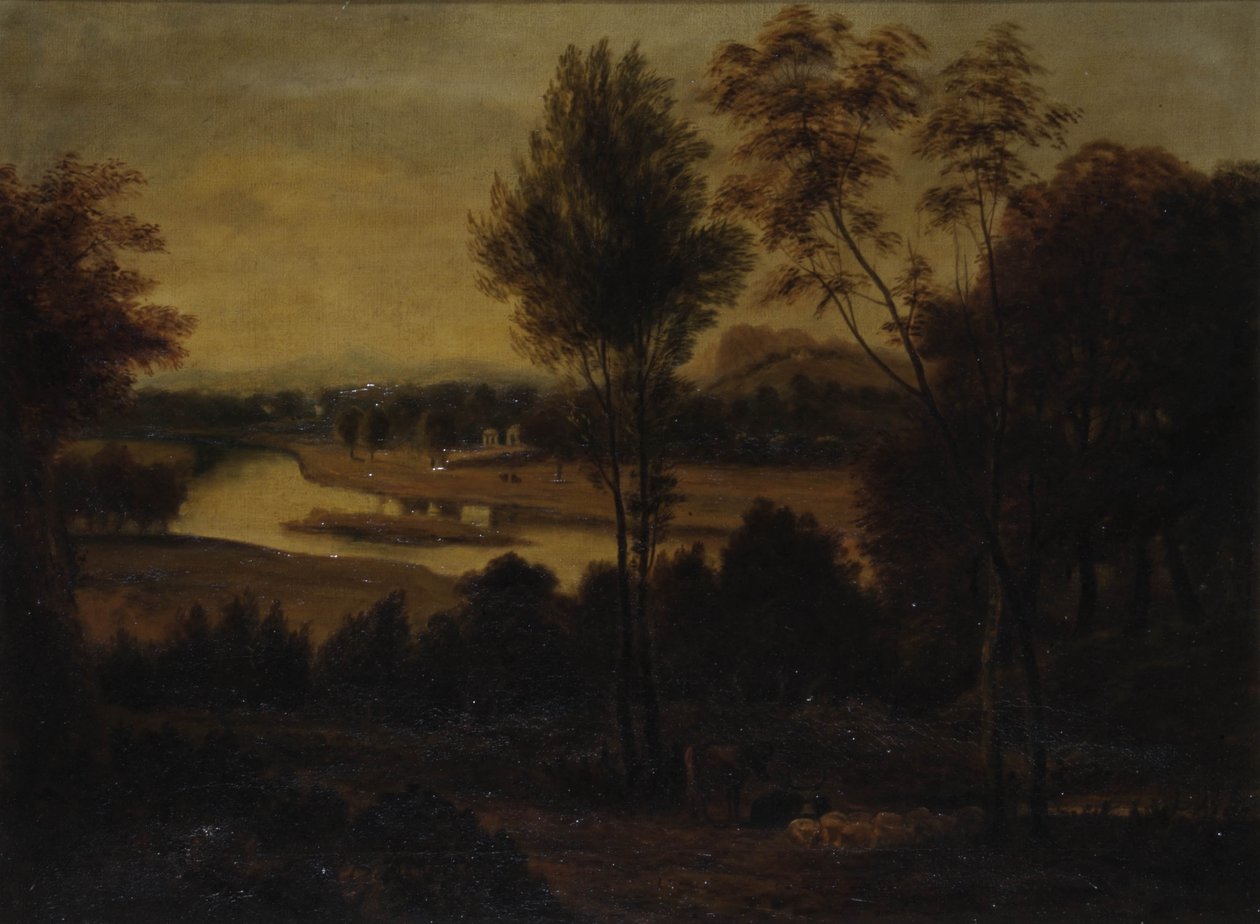 منظر من ويك هاوس ، c.1800 بواسطة جوشوا بعد رينولدز