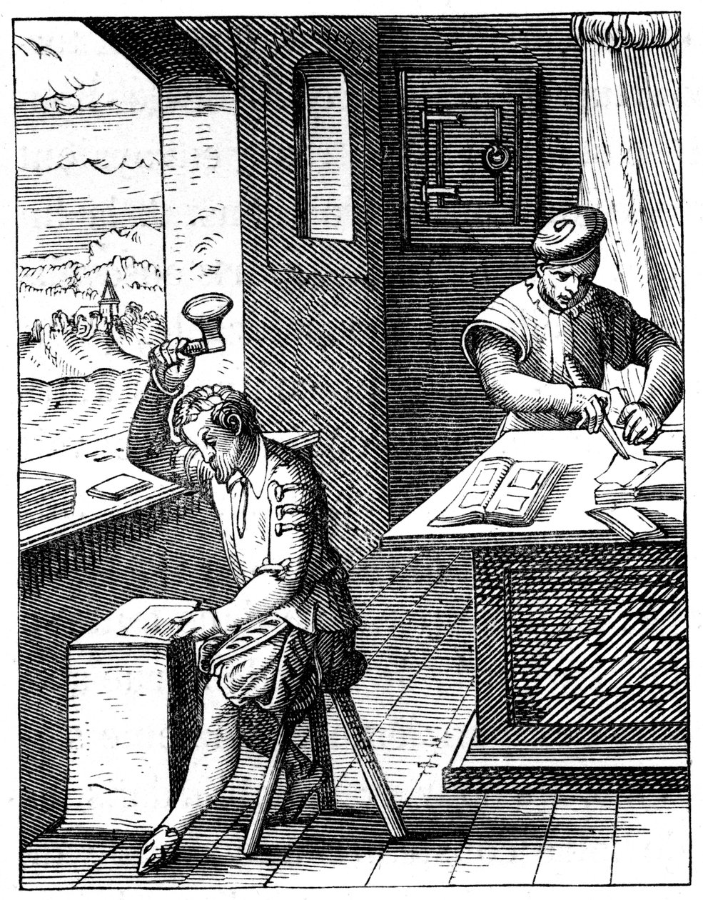 Goldbeater ، القرن السادس عشر 1849. بواسطة جوست عمان