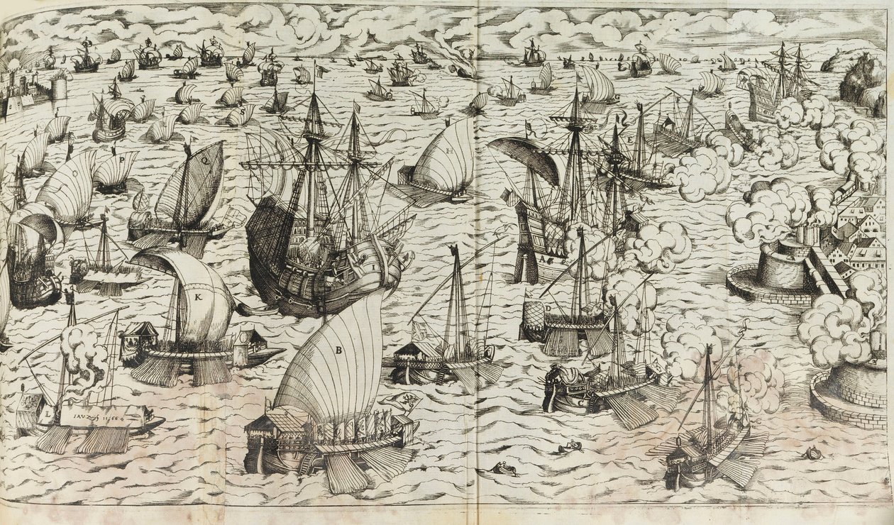 رسم توضيحي من كتاب الحرب لليونارد فرونسبرجر ، 1571. بواسطة جوست عمان