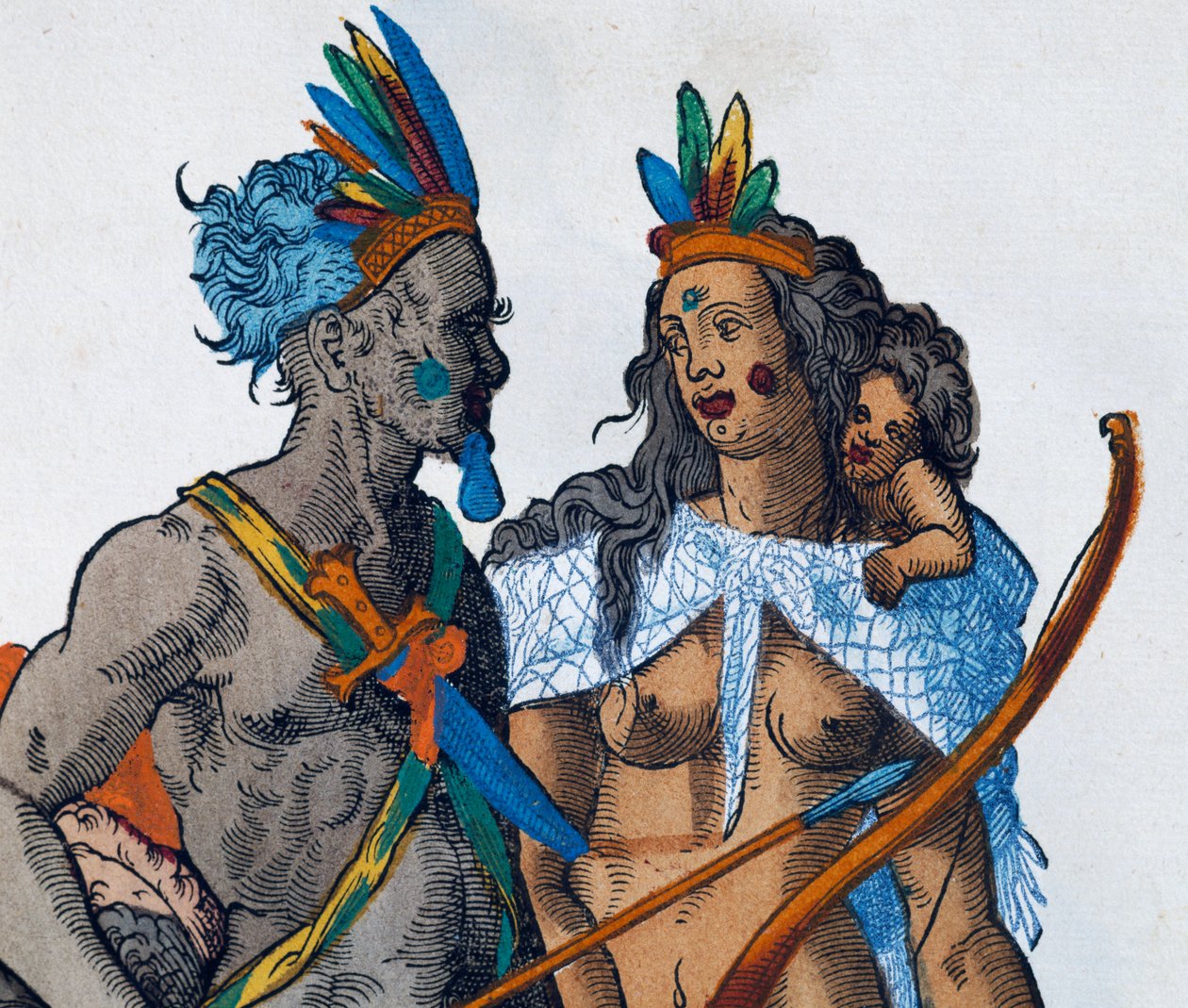 هنود بيرو ، نقش لجوست عمان (1539-1591) بواسطة جوست عمان