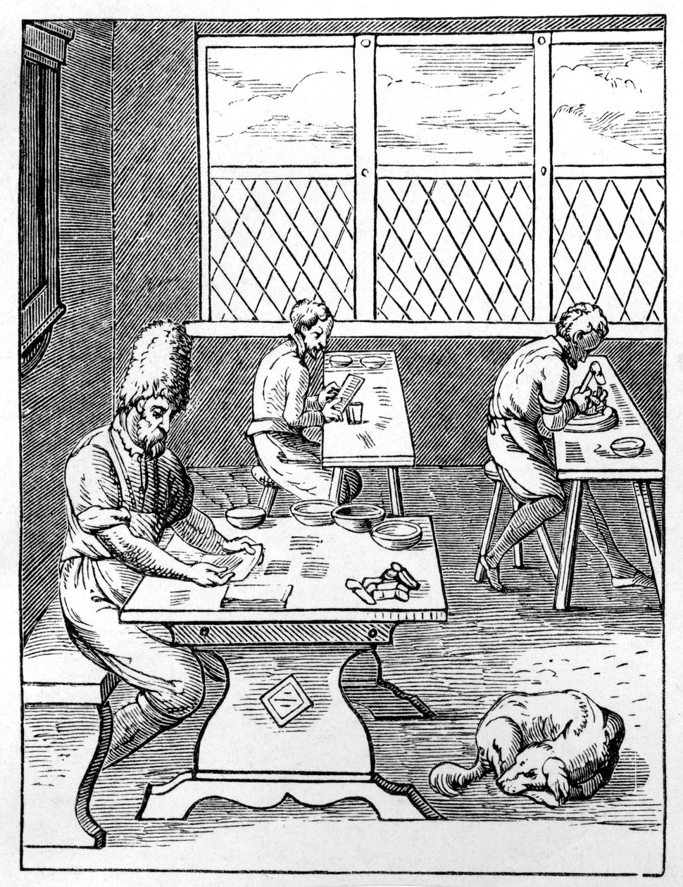 صانع الدبوس والإبرة ، C1559-1591 بواسطة جوست عمان