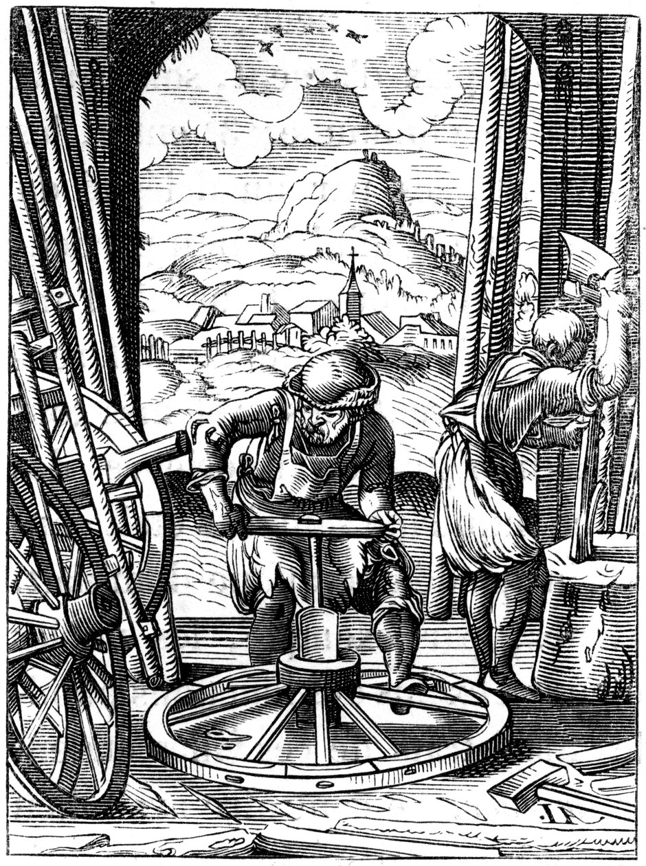 Wheelwright ، القرن السادس عشر 1849. بواسطة جوست عمان