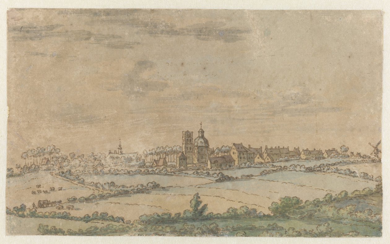 منظر لـ Scherpenheuvel ، Flemish Brabant بواسطة جوشوا دي غراف (منسوب إلى)