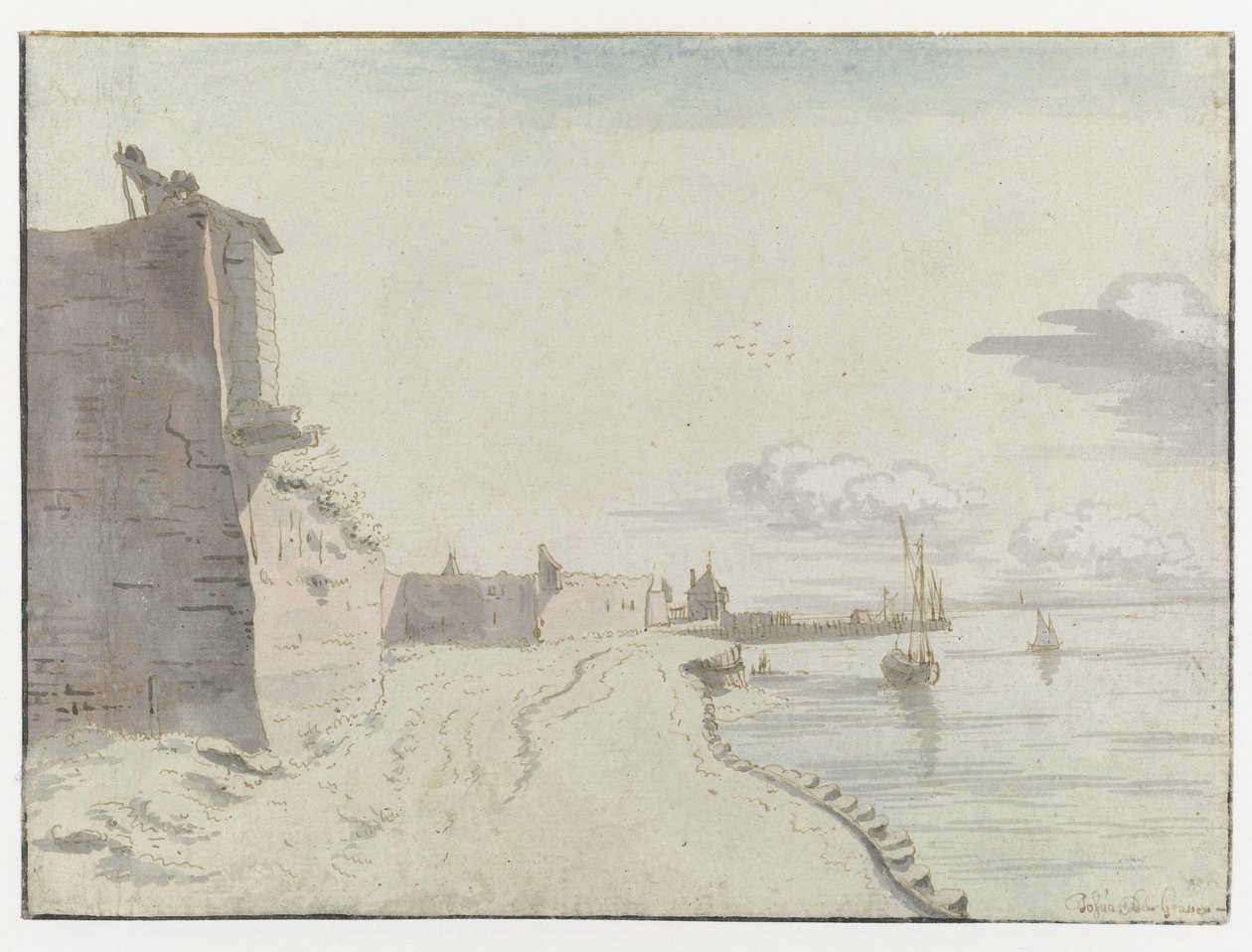 منظر لـ Waterschans Bulwark ، Bergen op Zoom بواسطة جوشوا دي جريف