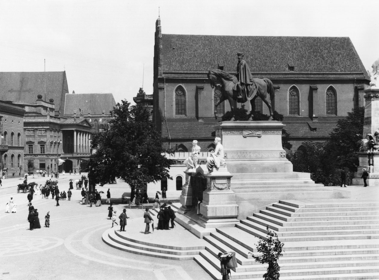 منظر لشفايدنيتز ، Breslau (العصر الحديث فروكلاف) بولندا ، c.1910 بواسطة جوسيت