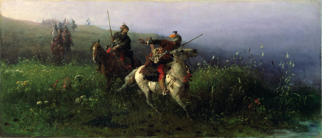 في الاستطلاع ، 1876 بواسطة جوزيف برانت