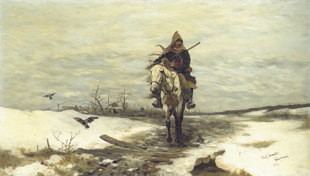 الصياد الوحيد ، 1881 بواسطة جوزيف برانت