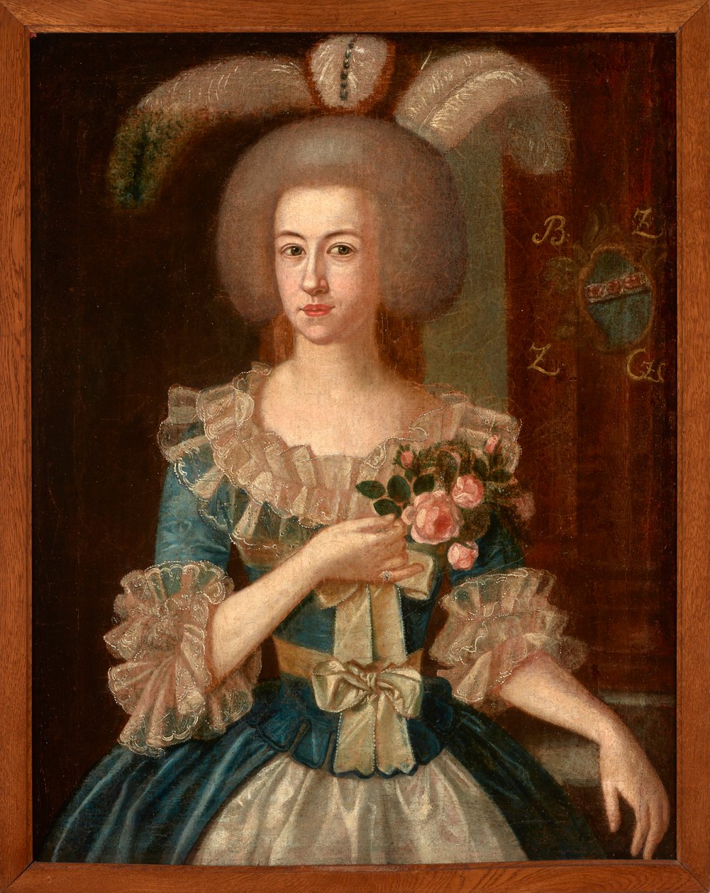 صورة لامرأة مجهولة. 1790-1805 (زيت على قماش) بواسطة جوزيف فورسكي