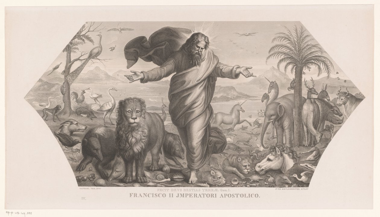 خلق الحيوانات Fecit deus bestias terrae (العنوان على الكائن) الخلق (عنوان المسلسل) بواسطة جوزيف كاريل دي مولميستر