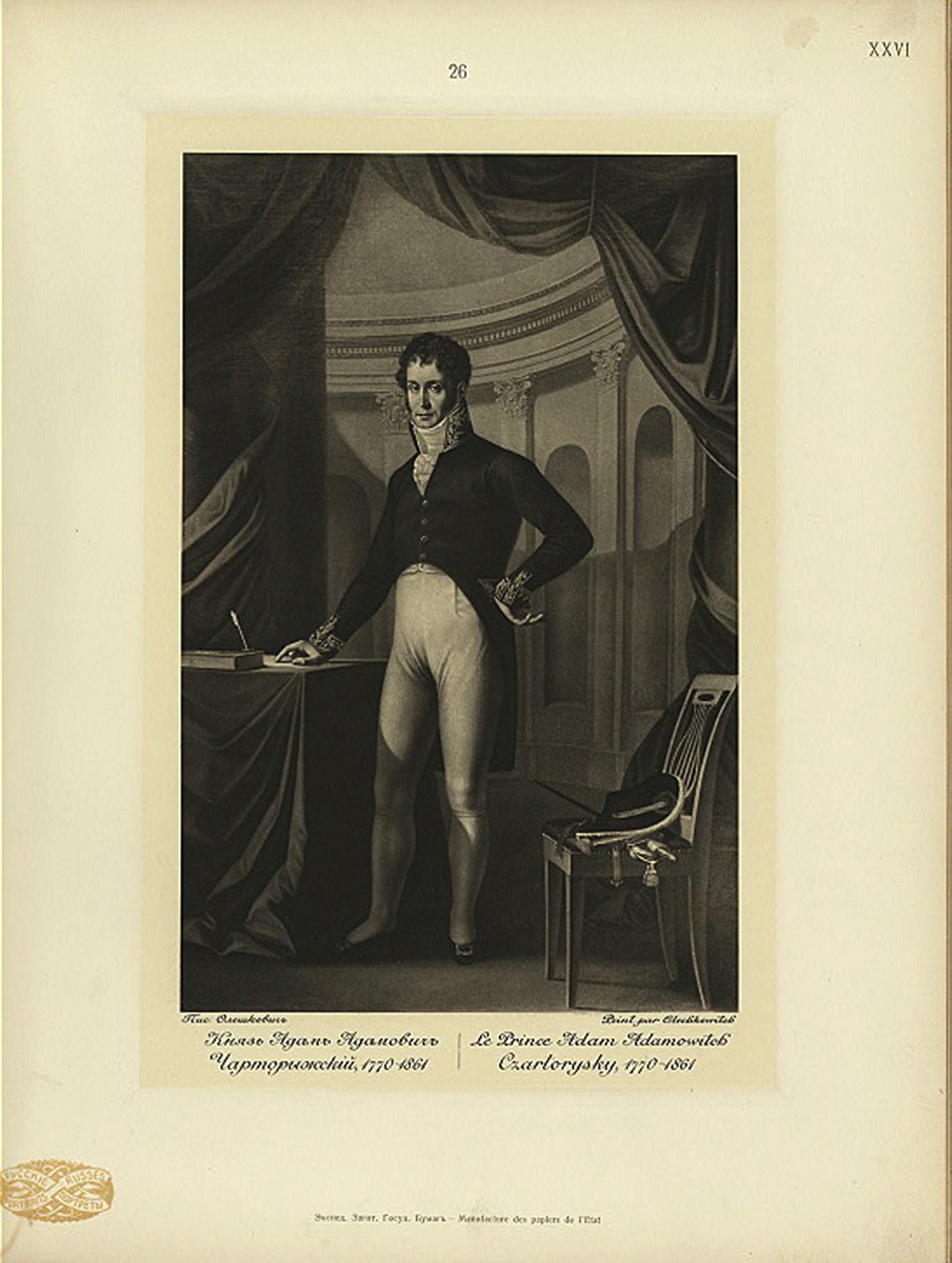 الأمير آدم جيرزي تشارتوريسكي 1770-1861 بواسطة Jozef Oleszkiewicz