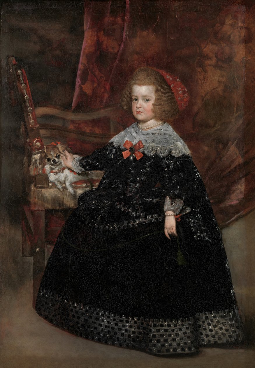 ماريا تيريزا 1638-1683 ، إنفانتا الإسبانية ، كاليفورنيا. 1645. بواسطة خوان باتيستا مارتينيز ديل مازو