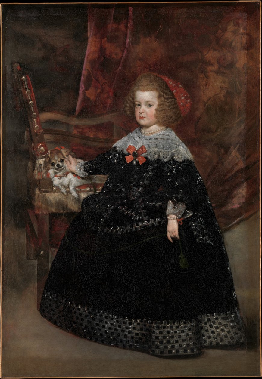 ماريا تيريزا (1638-1683) ، إنفانتا الإسبانية ، حوالي 1645 (زيت على قماش) بواسطة خوان باوتيستا مارتينيز ديل مازو