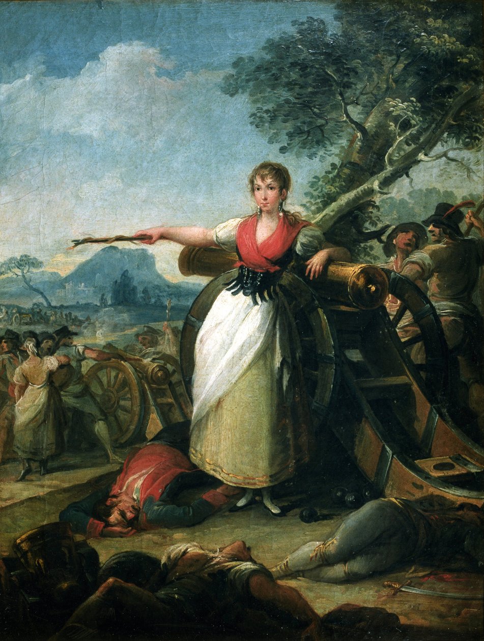 Agustina de Aragón بواسطة خوان غالفيز