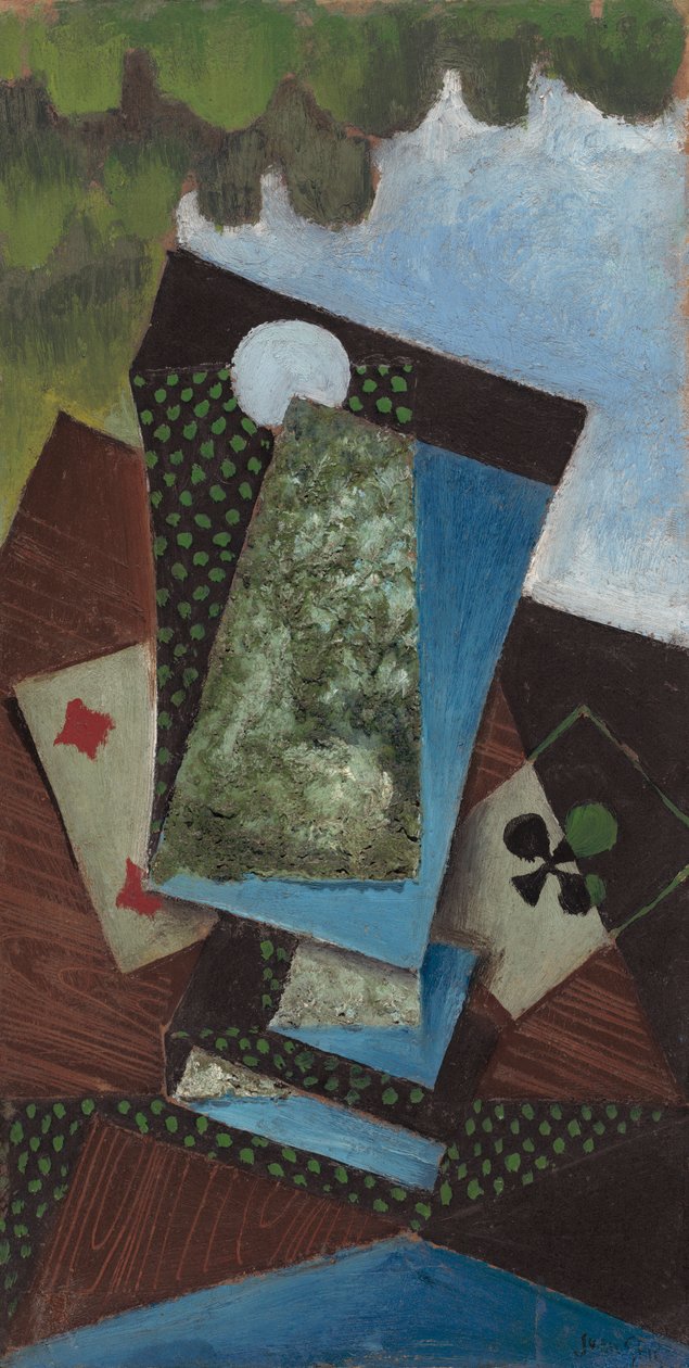 Ace of Clubs and Four of Diamonds ، 1912 بواسطة خوان جريس
