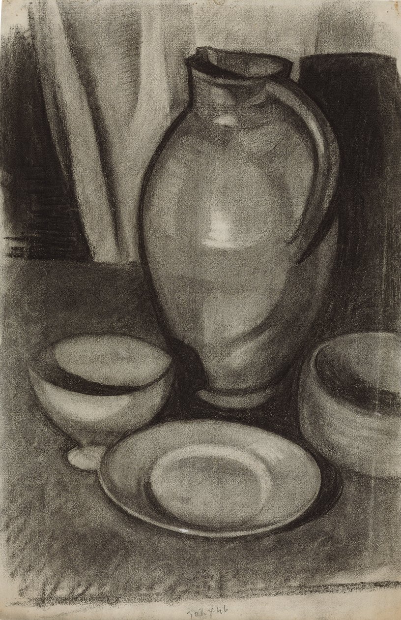 لا تزال الحياة مع إبريق ؛ الطبيعة Morte a la cruche ، 1910 بواسطة خوان جريس