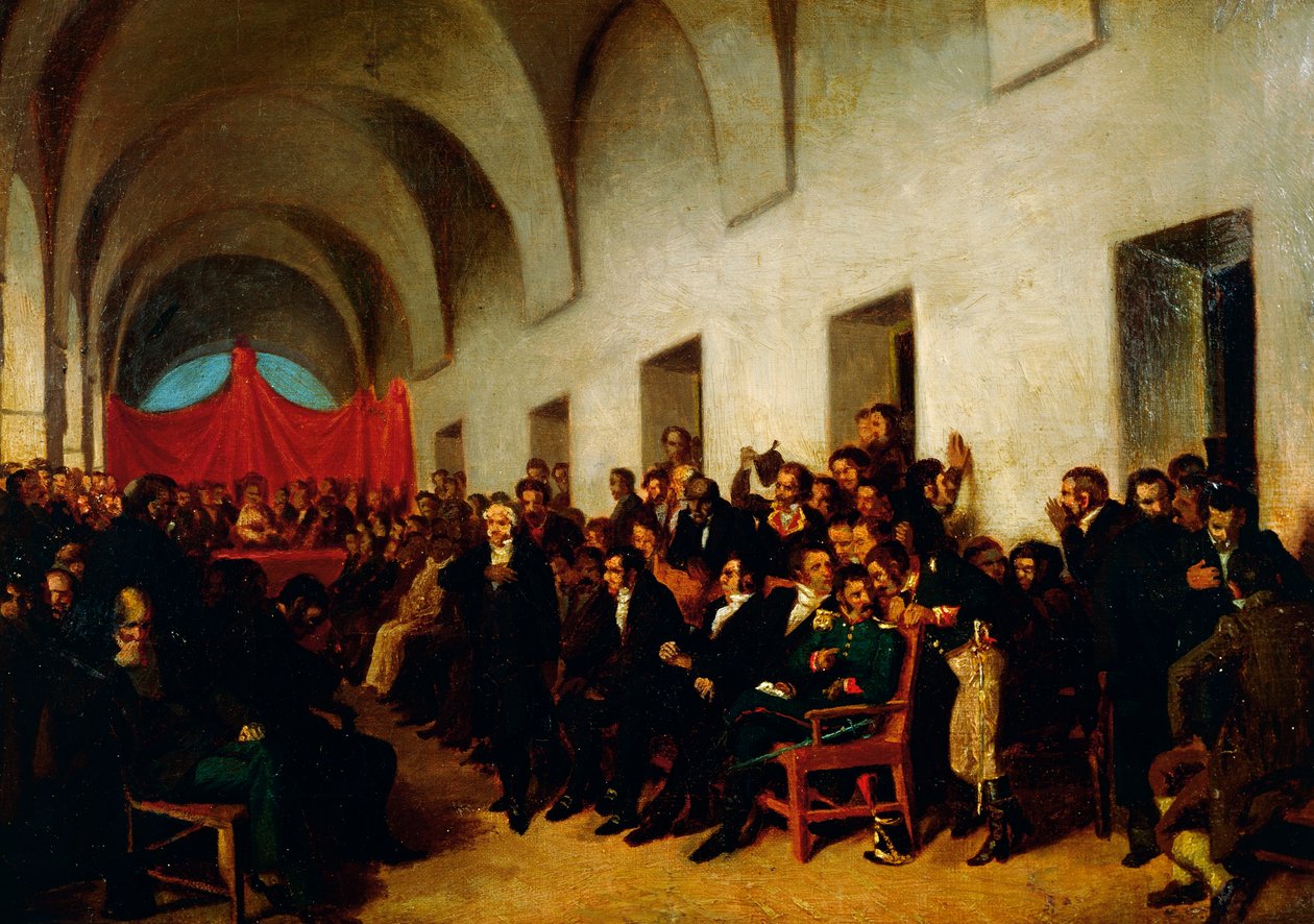 Cabildo في الجلسة ، 22 مايو بواسطة خوان مانويل بلانس