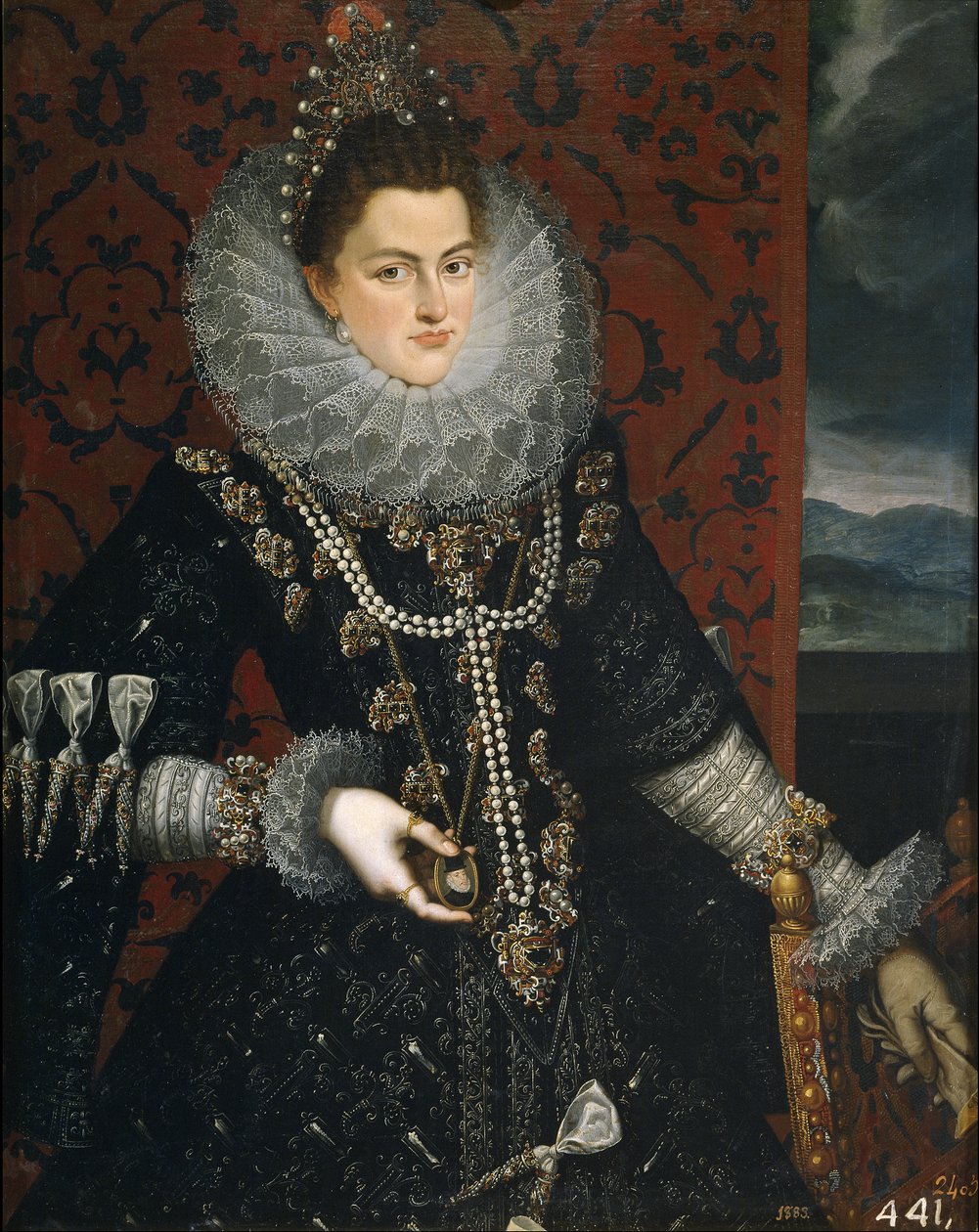 إنفانتا إيزابيل كلارا يوجينيا 1566-1633 ، 1598-1599 بواسطة خوان بانتوخا دي لا كروز