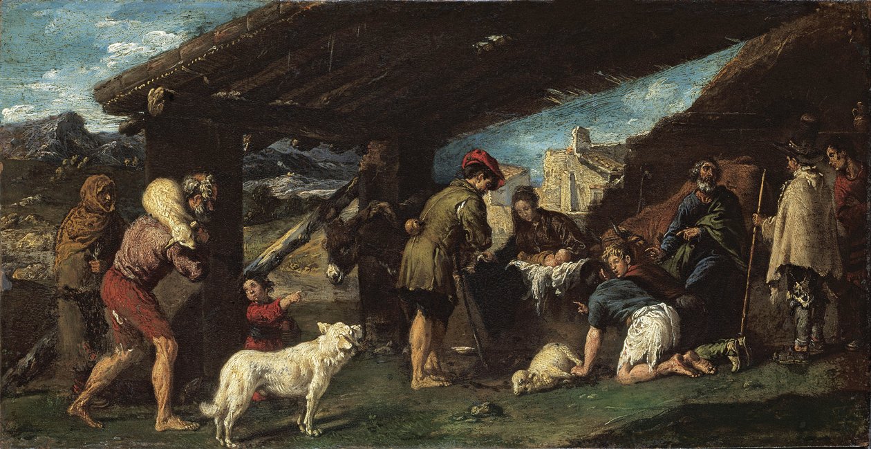 العشق من الرعاة - رسم خوان ريبالتا (1597-1628) ، زيت على النحاس ، حوالي 1620 بواسطة خوان ريبالتا