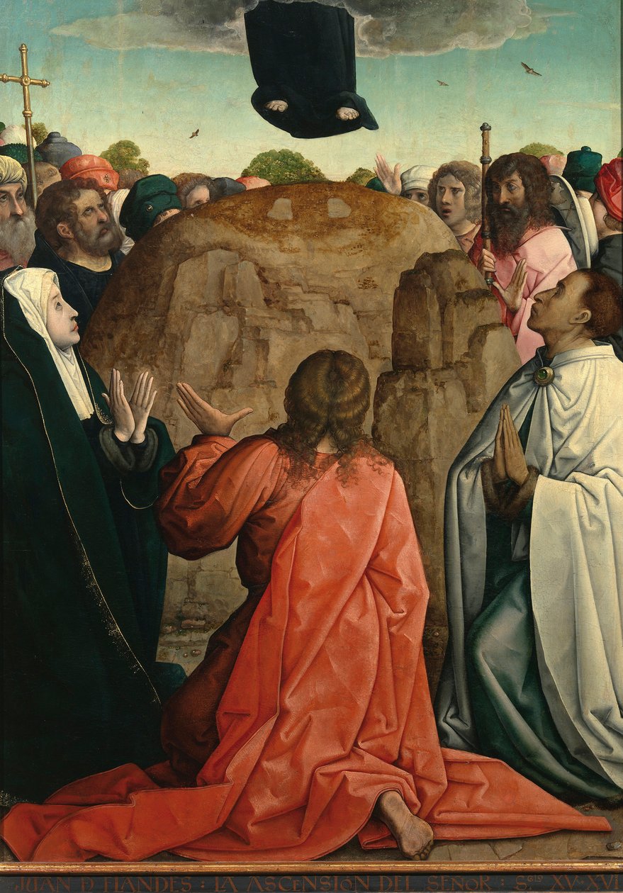 "La Resurrection" "Peinture لخوان دي فلانديس (1465-1519) 1514-1519 خافت 110x84 سم متحف ديل برادو ، مدريد بواسطة خوان دي فلاندس