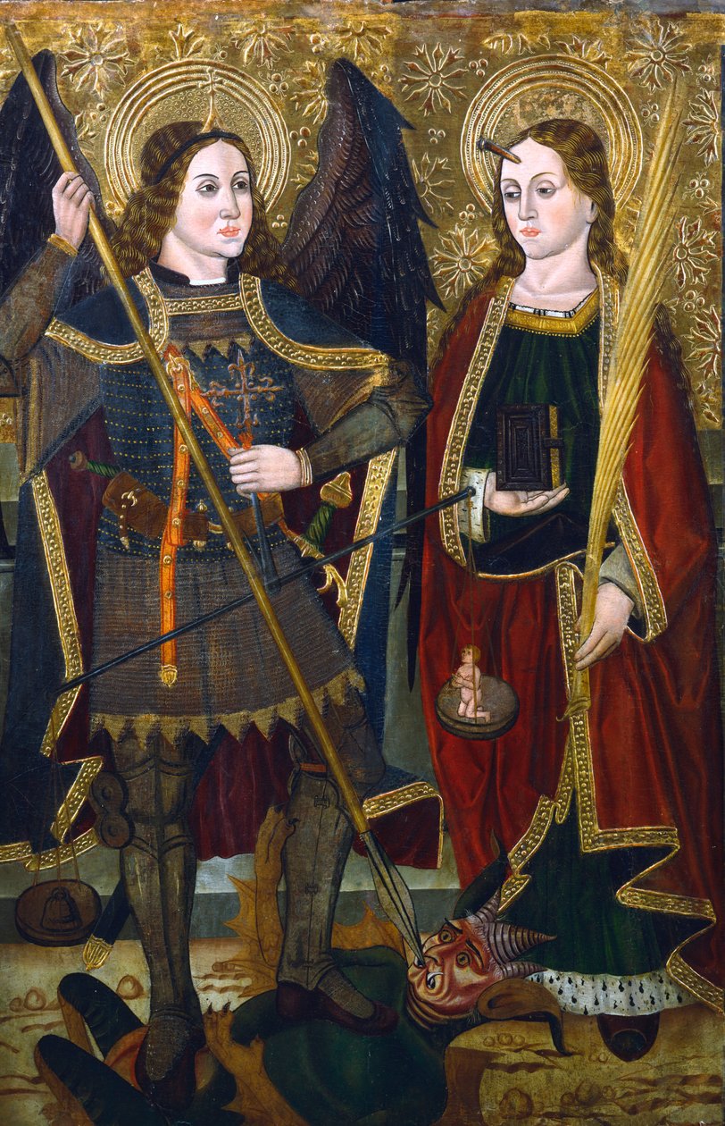 سانت مايكل وإنجراسيا ، c1489-c1513 بواسطة خوان دي لا أباديا الأصغر