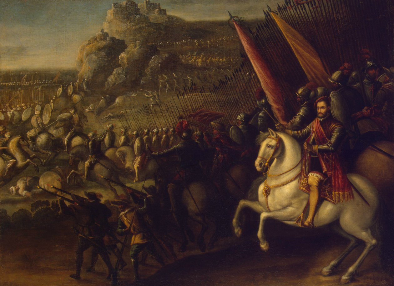 مشهد المعركة ، 1643 بواسطة خوان دي لا كورت