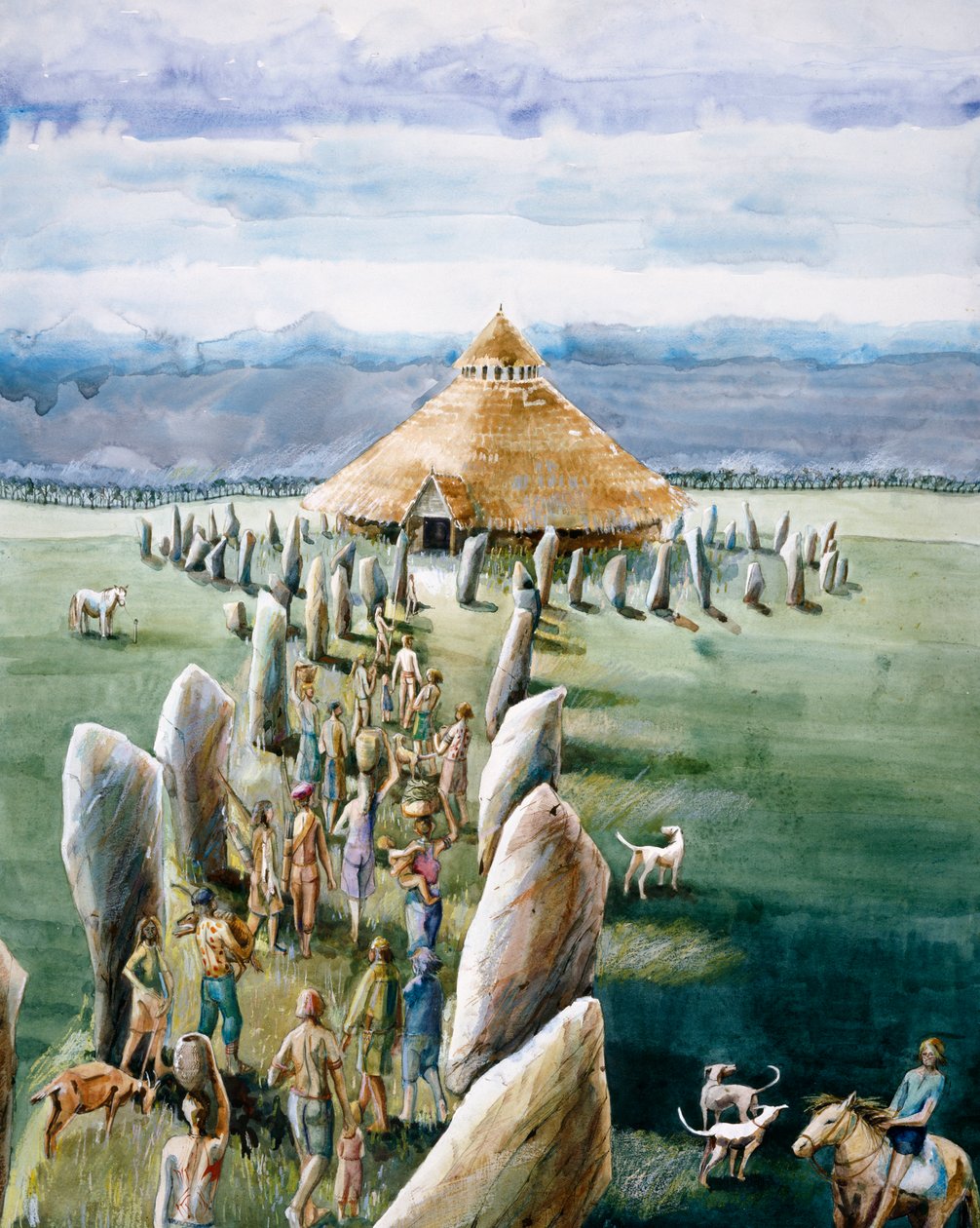 الملجأ ، Avebury ، الألفية الثالثة قبل الميلاد ، c1990-2010 بواسطة جوديث دوبي