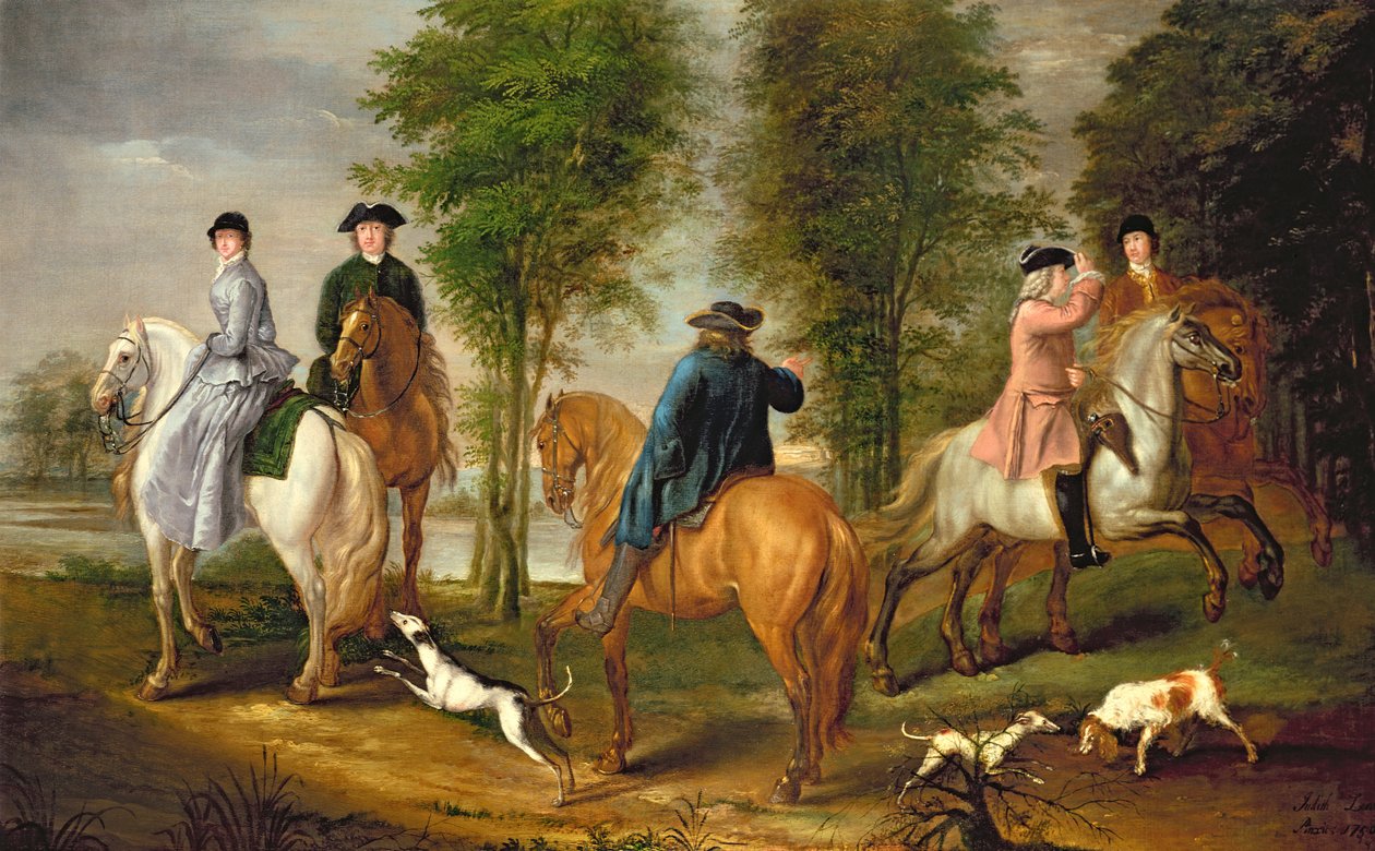 Family Hunting Party بواسطة جوديث لويس