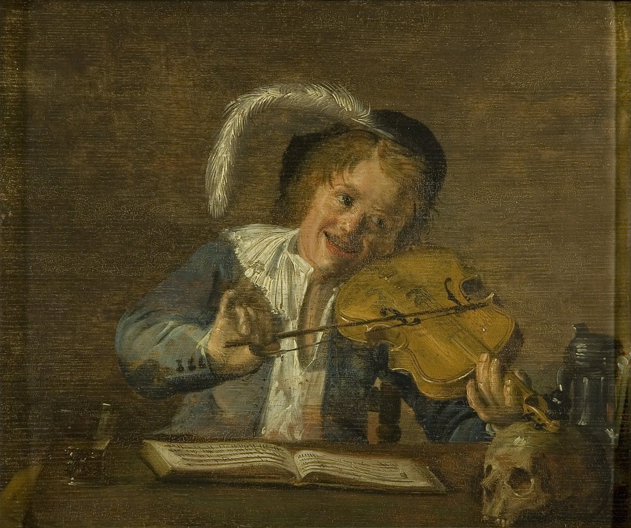 A Boy Musician (زيت على لوح ، بلوط) بواسطة جوديث ليستر