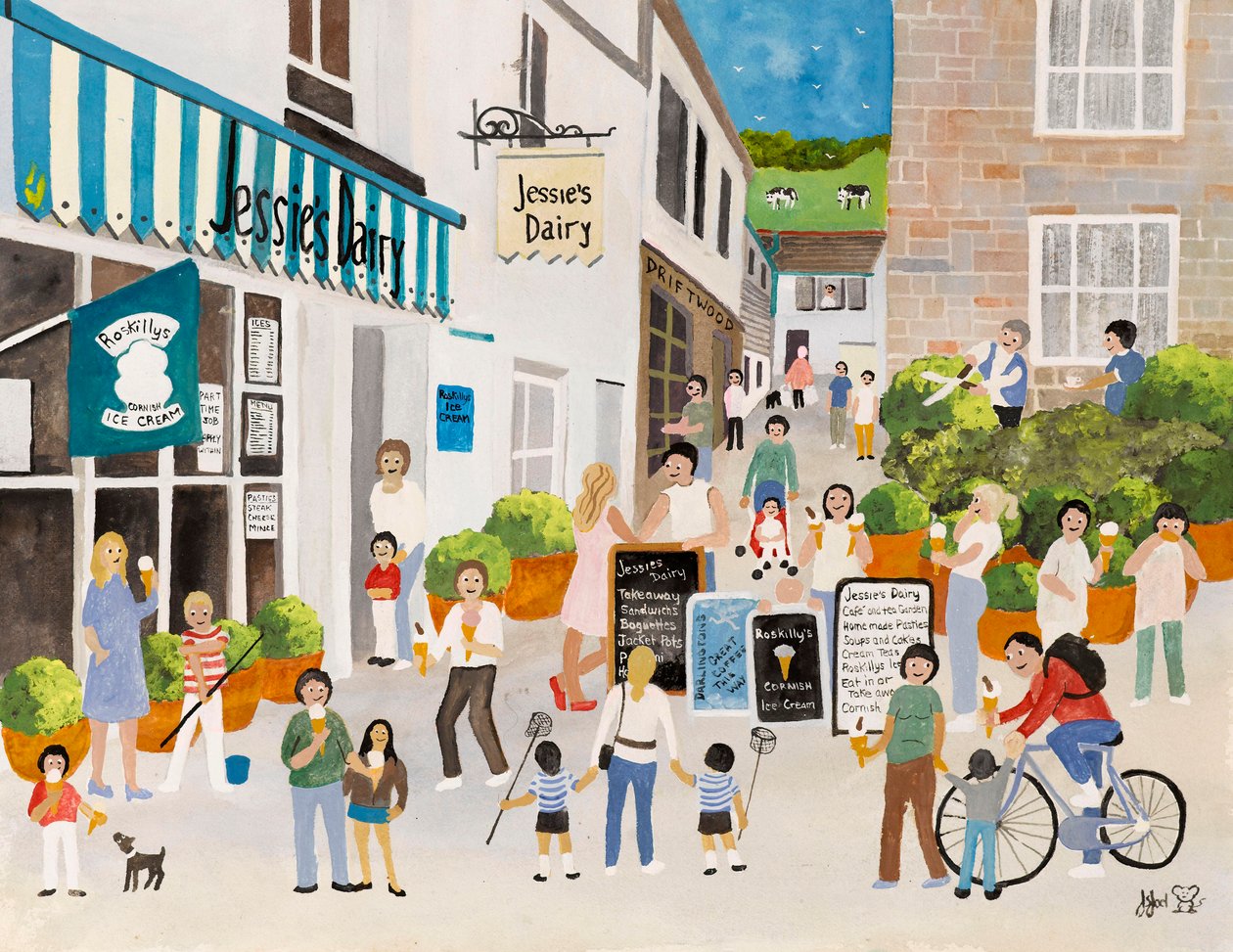 ألبان Jessies في Mousehole بواسطة جودي جويل