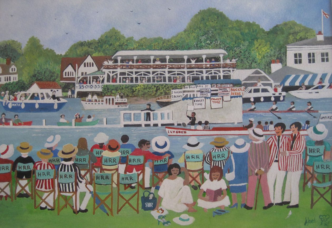 Henley - The Finish ، 2012 (جواش على ورق) بواسطة جودي جويل