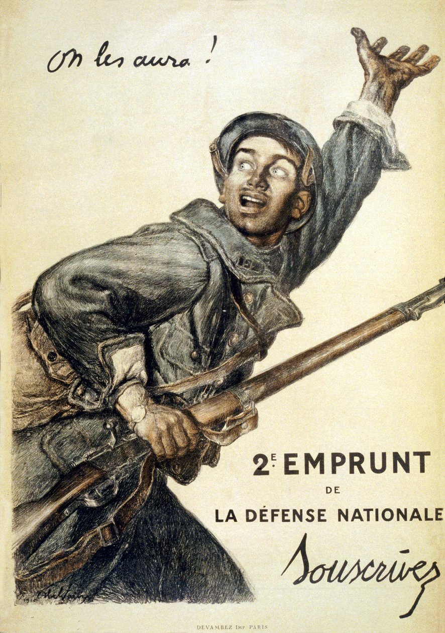 سنحصل عليها! قرض الدفاع الوطني الثاني. اشترك ، 1916 بواسطة جول هابيل فافر