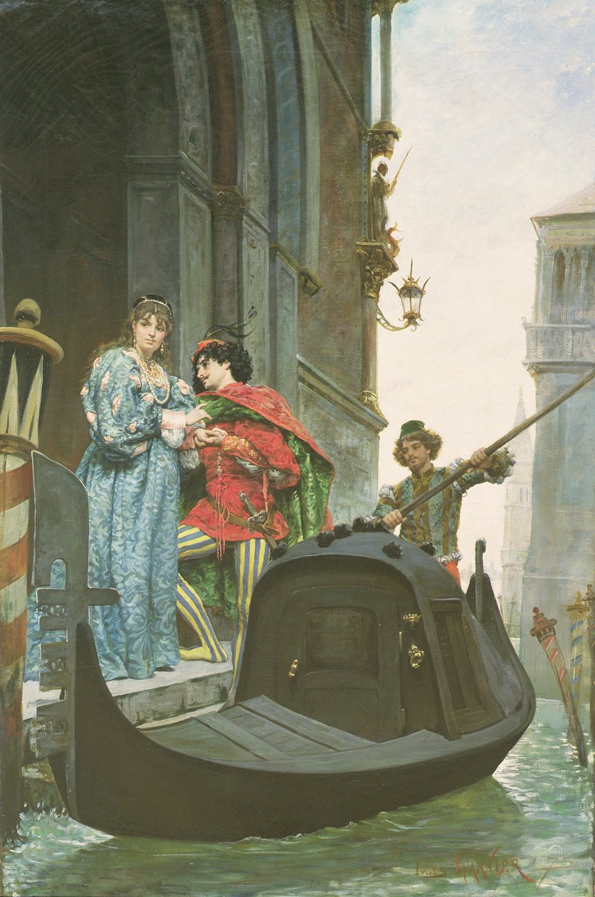 مساء في البندقية ، 1875 (لمزيد من التفاصيل انظر 164361) بواسطة جول أرسين غارنييه