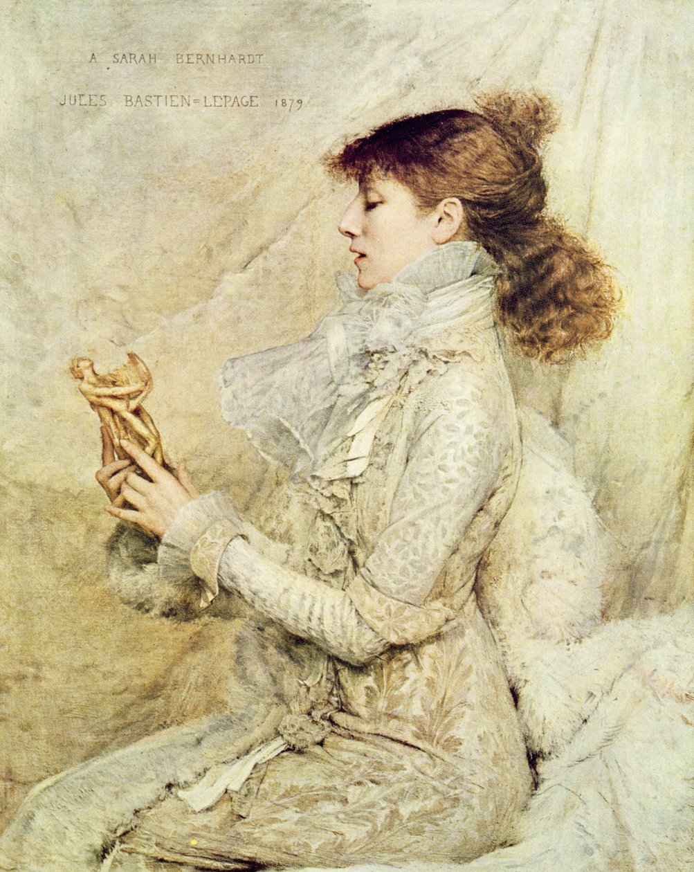 صورة لسارة برنهاردت (1844-1923) 1879 ، مأخوذة من مجلة &39;Illustration&39; ، 13 مايو 1922 بواسطة جول باستيان لوباج