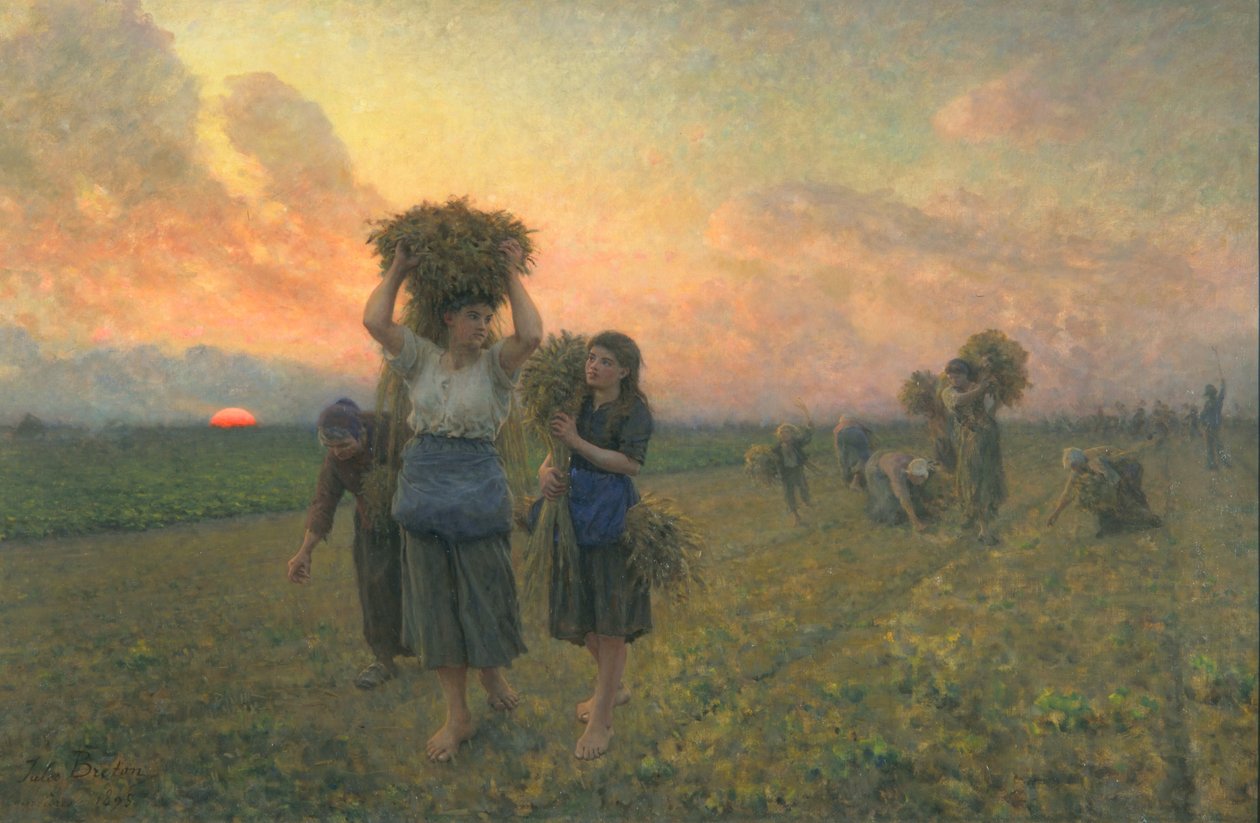 The Last Gleanings ، 1895 بواسطة جول بريتون
