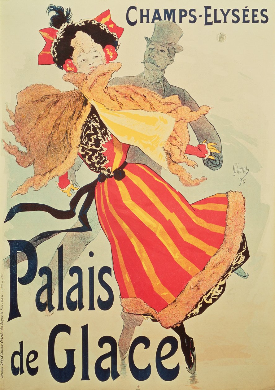 "قصر الجليد" ، الشانزليزيه ، باريس ، 1893 بواسطة جول تشيريت