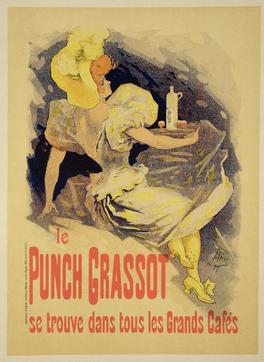 استنساخ ملصق إعلاني "Punch Grassot" ، 1895 بواسطة جول تشيريت