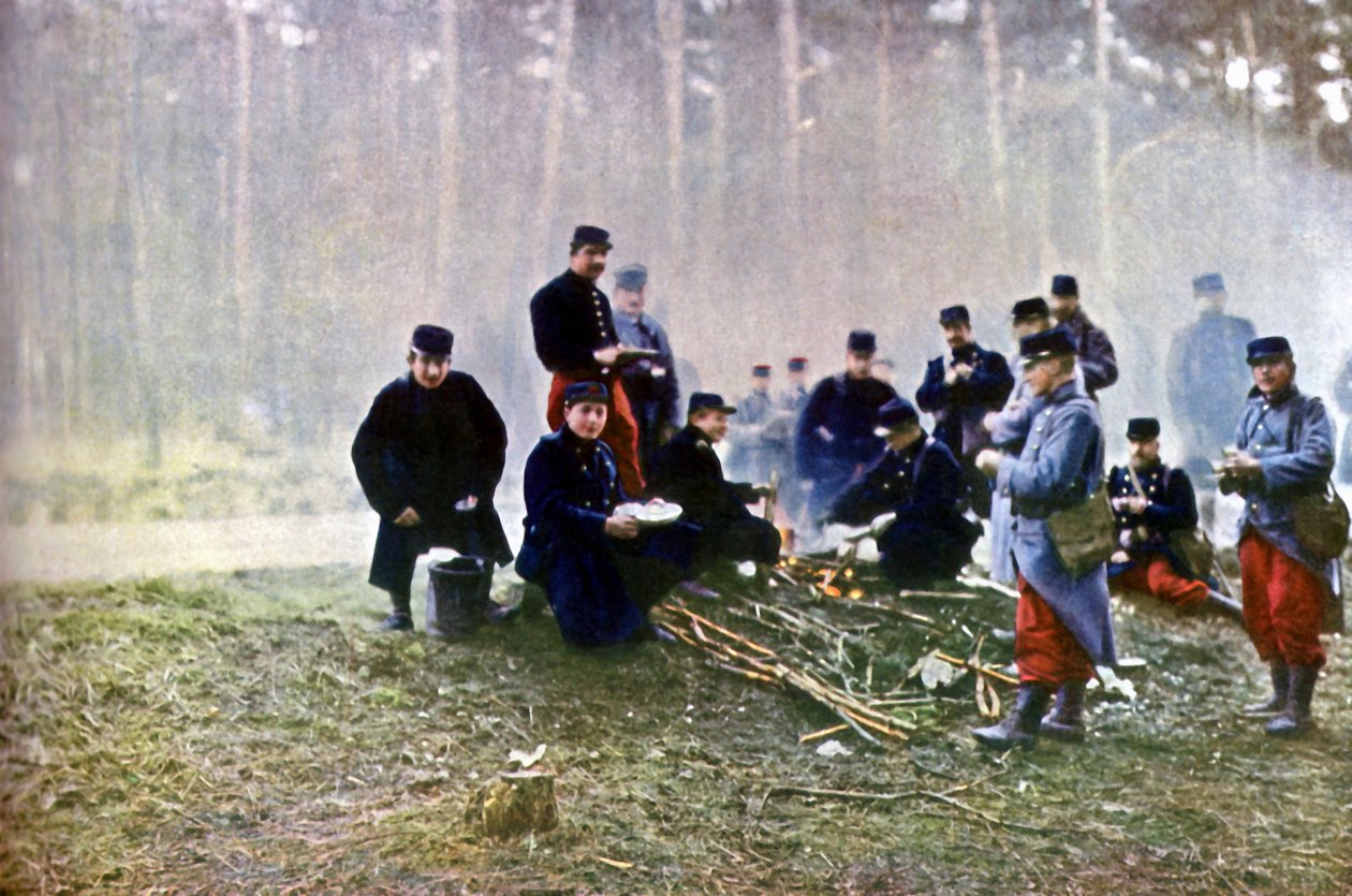 الجنود الفرنسيون ، مارن ، سبتمبر 1914 (ذاتي اللون) بواسطة جول جيرفيه كورتيلمونت
