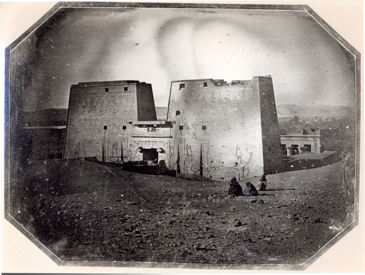 مشهد في مصر ، 1845-6 (daguerreotype) بواسطة جول إتير