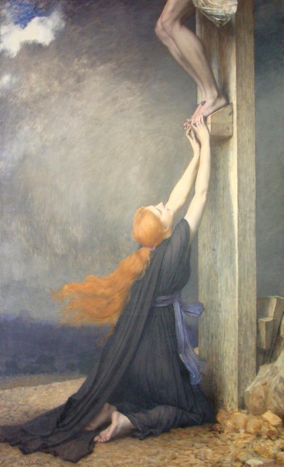 أحزان مريم المجدليةإسبانيول: El Dolor de Maria Magdalenan بواسطة جول جوزيف لوفيفر