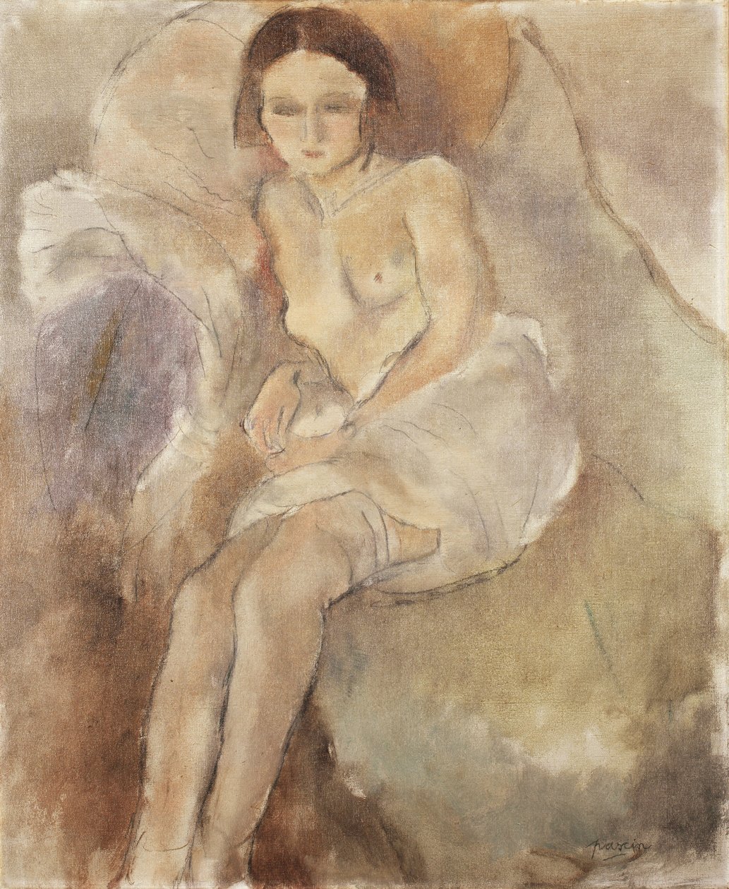 امرأة جالسة ، c.1925-30 بواسطة جول باسين