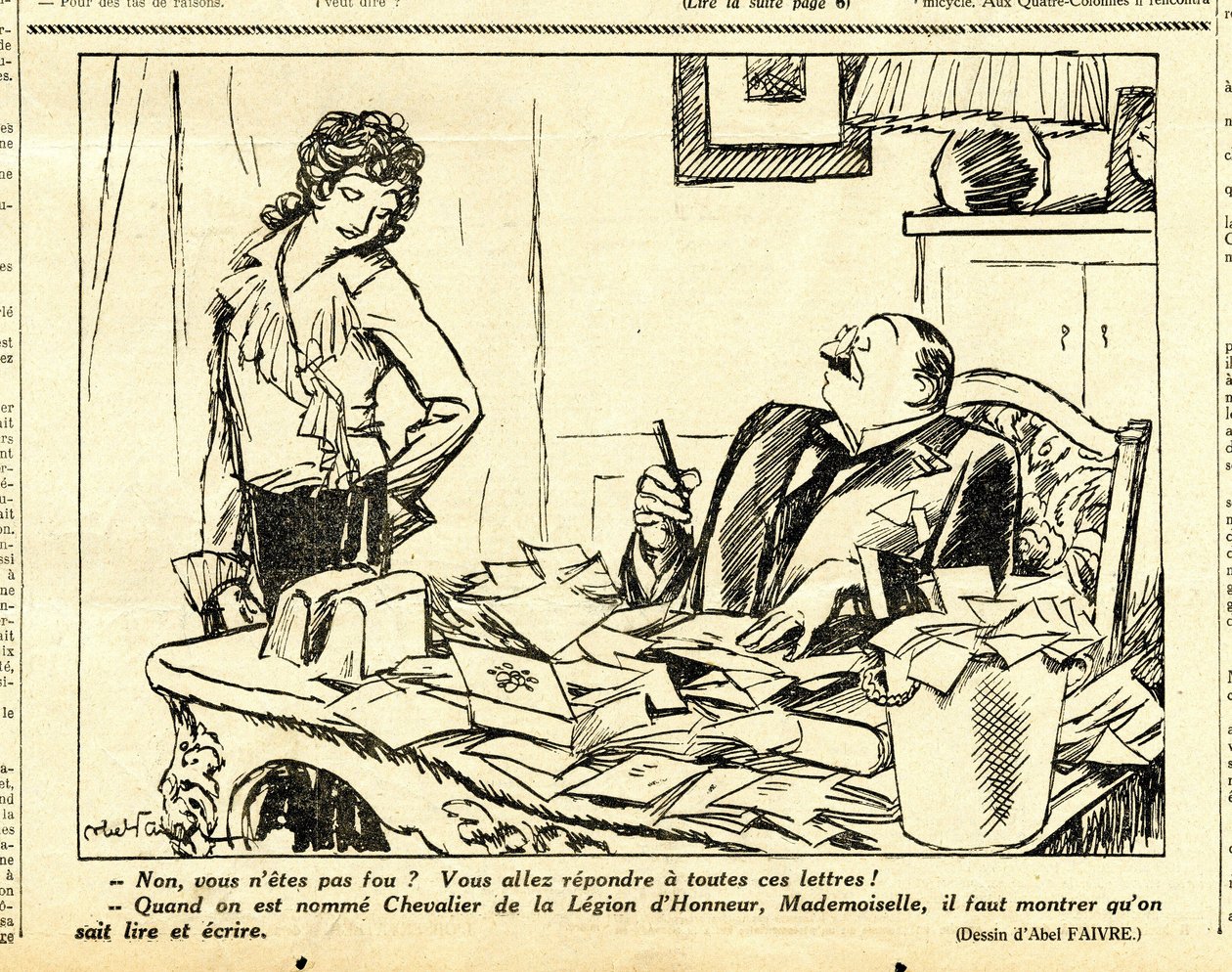 Candide, Satirique en N & B بواسطة جول هابيل فافر