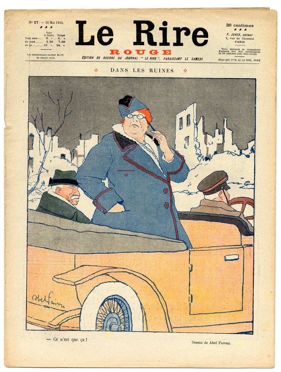 Cover of “” The Red Laughter””, Satirical in Colors بواسطة جول هابيل فافر